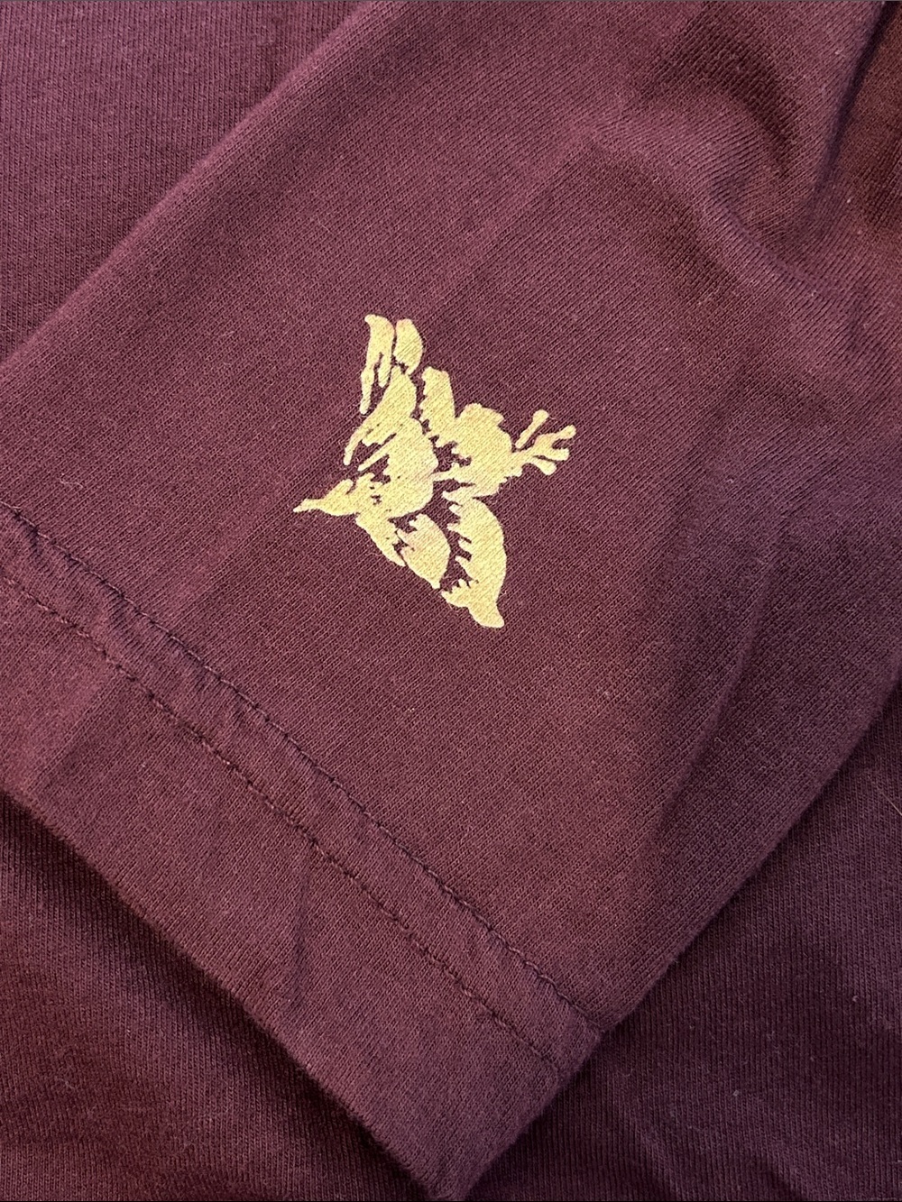Vintage Y2K Billabong Maroon Long Sleeve Logo Tee - Picture 10 of 10